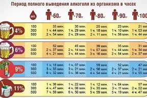 Через какое время после вечернего употребления алкоголя можно садиться за руль?