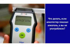 Что делать, если алкотестер показал алкоголь, а вы не употребляли?