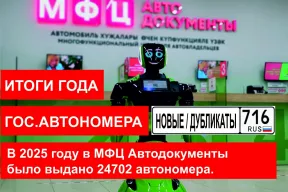 Итоги года: 24702 автономера