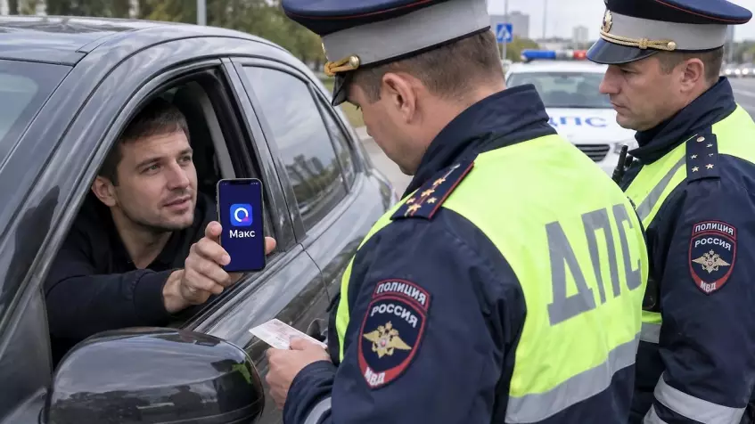 Водительские права и СТС через MAX