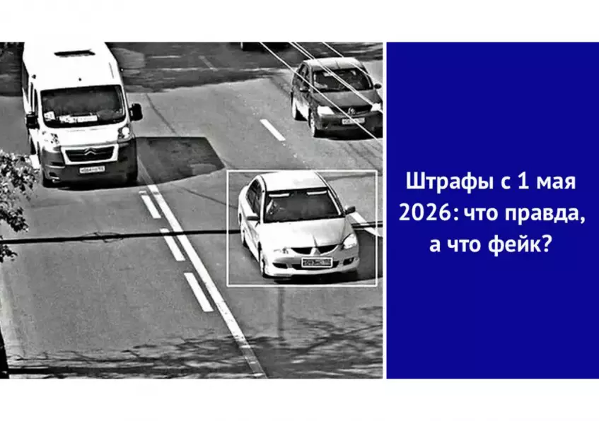 Штрафы с 1 мая 2026: что правда, а что фейк?